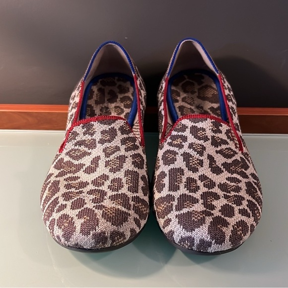Rothy’s Mocha Spot Leopard Print Loafer - Picture 2 of 5